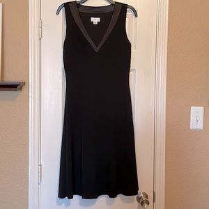 LOFT LBD with satin neckline